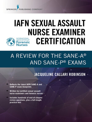 cover image of IAFN Sexual Assault Nurse Examiner Certification